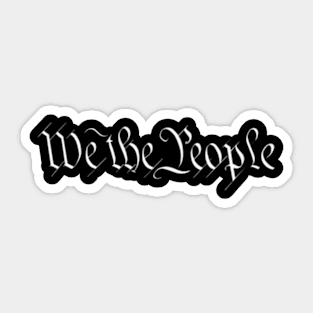 Us Constitution We The People Sticker